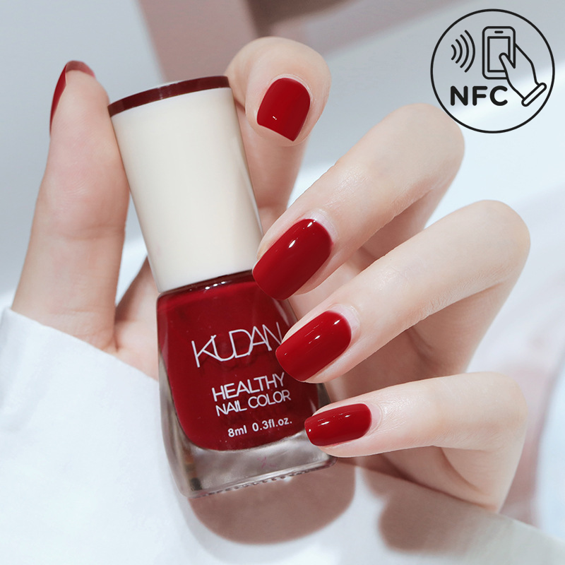 NFC Smart Nail Polish 20 Colors + Music-Linked Nail Stickers Tap to Play, Scan to Express