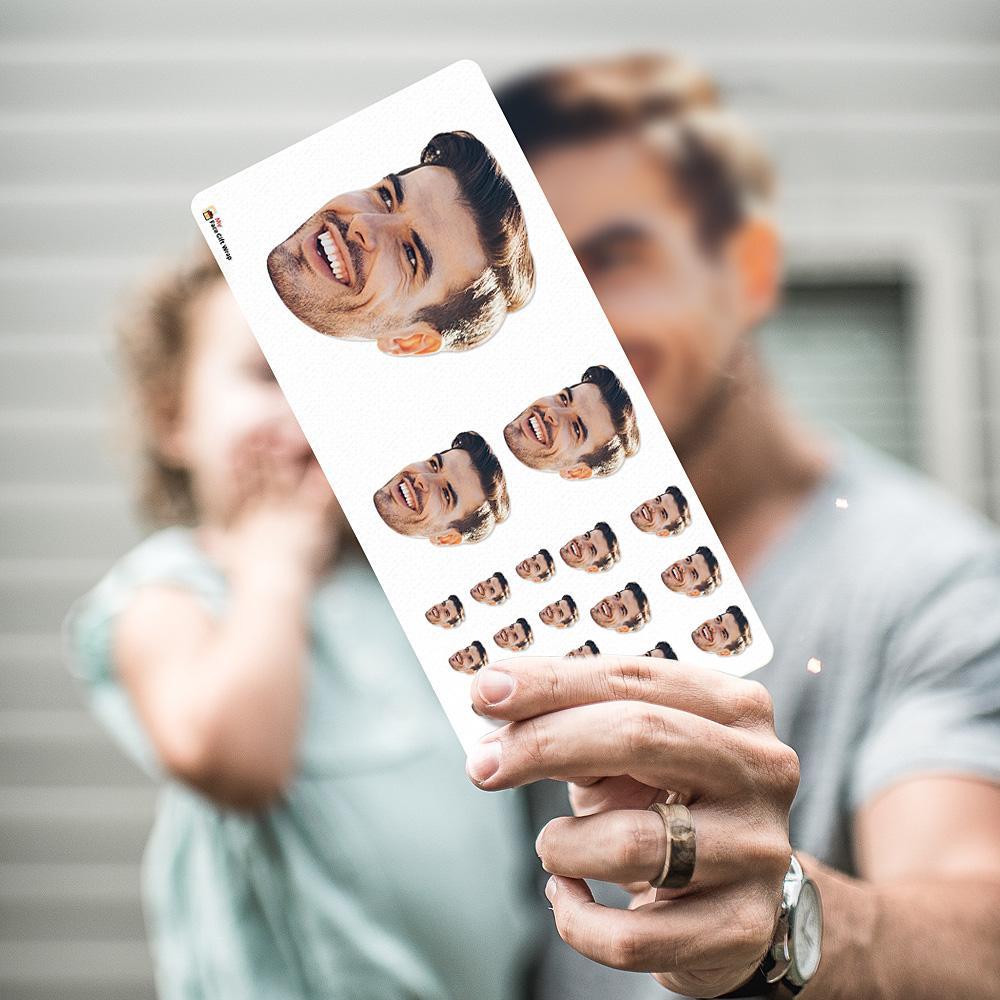 Birthday Gifts for Her Custom Face Stickers Sheet