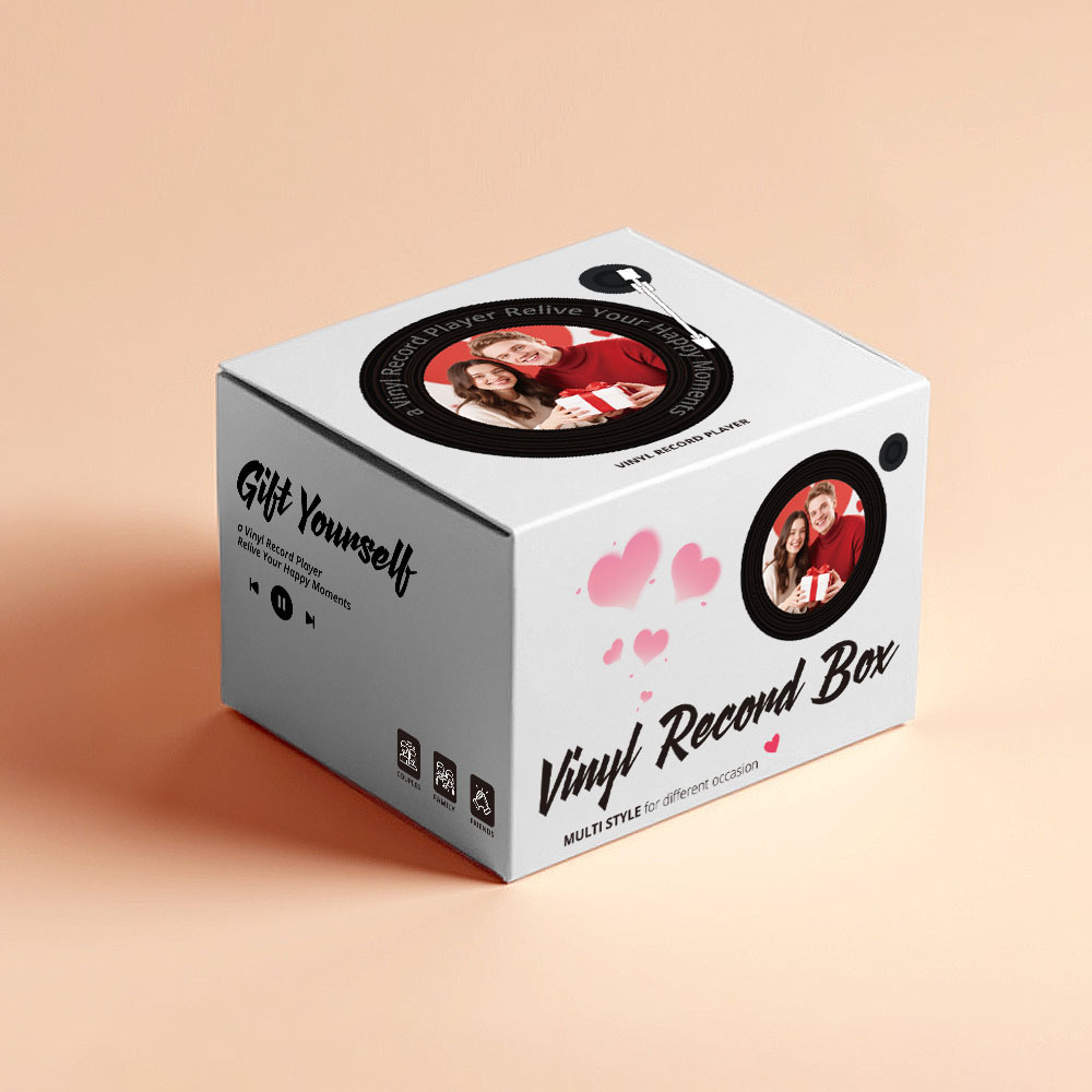 Vinyl Music Box Grey Package