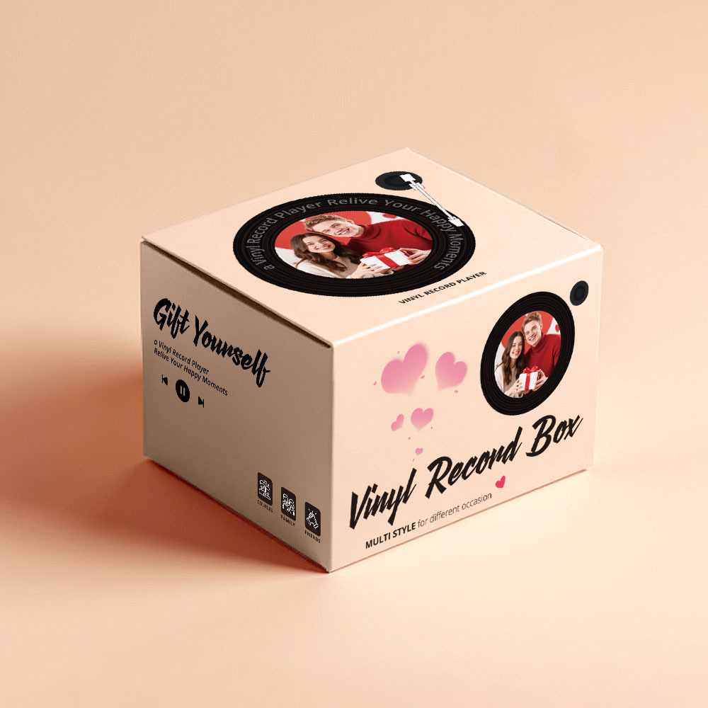 Vinyl Music Box Pink Package