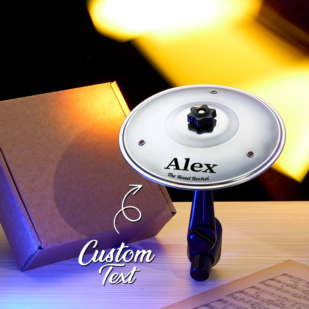 Mini Drum Cymbal Car Air Vent Clip | Funny Crash Cymbal Car Decor for Drummers, Music Lovers & Musicians Gift