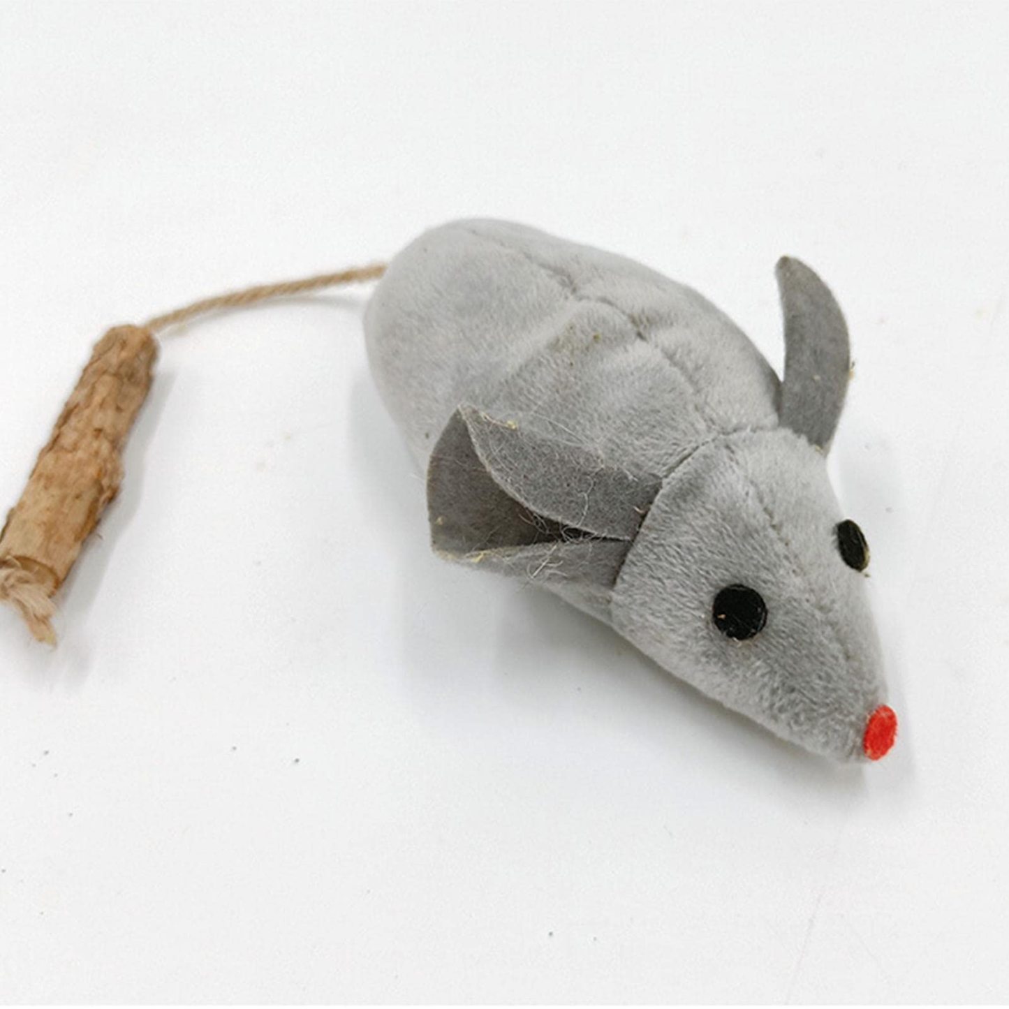 Soft Mouse Cat Chew Toy for Kittens Interactive & Portable Cat Toy for Teething and Play