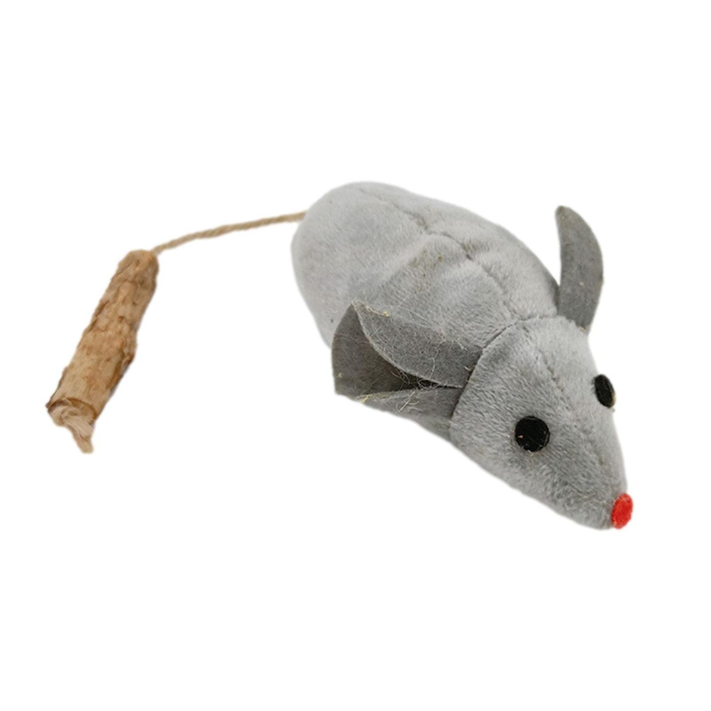Soft Mouse Cat Chew Toy for Kittens Interactive & Portable Cat Toy for Teething and Play