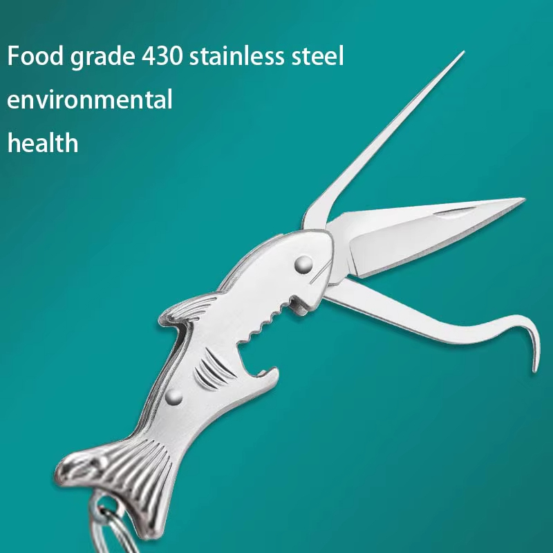 High-Quality Stainless Steel Folding Toothpick – Portable Toothpick Tool with Bottle Opener, Reusable & Pocket-Friendly for Daily Use or Travel