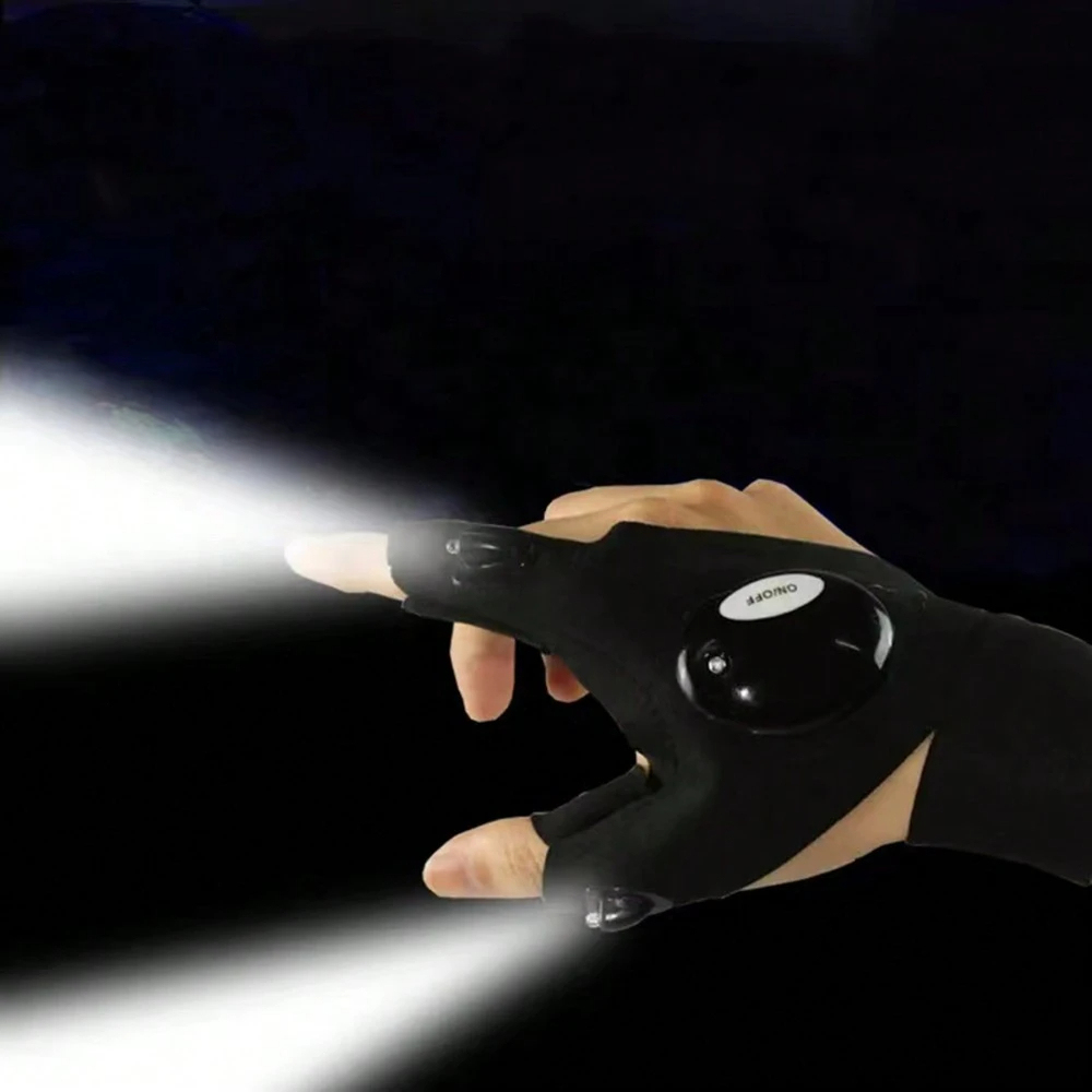 LED Flashlight Gloves Finger Light Fishing Magic Strap Hand Tools Mechanic Usb Charging Flashlight Led Waterproof Lights for Gadget Lovers