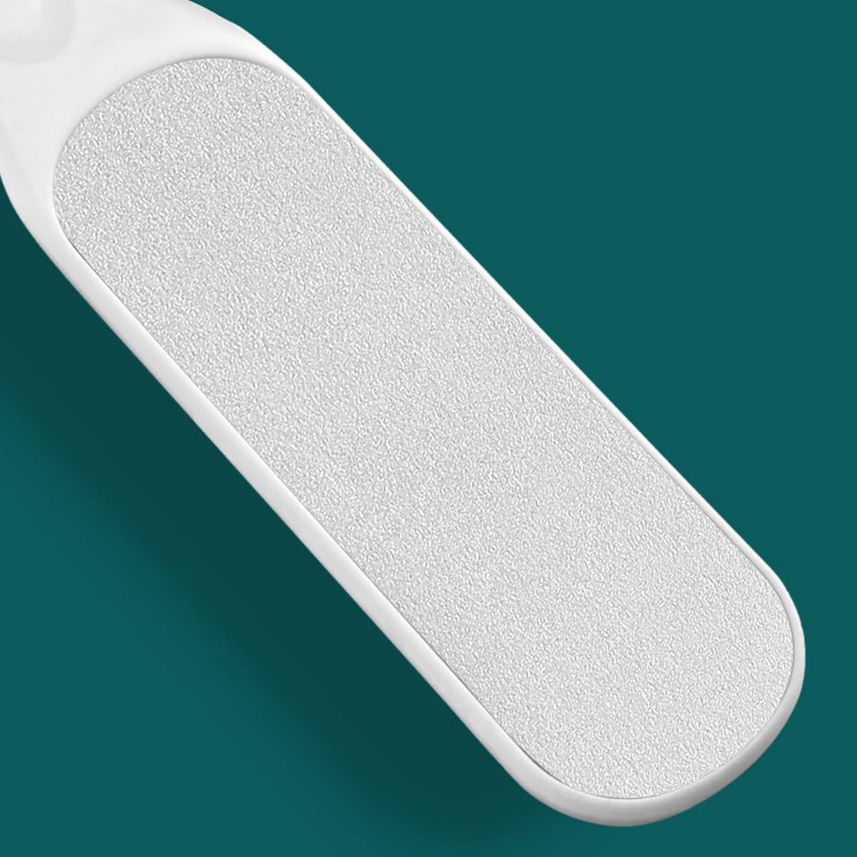 Premium Stainless Steel Foot File – Double-Sided Pedicure Rasp Callus Remover with Soft Silicone Handle, Dead Skin & Cracked Heel Exfoliator