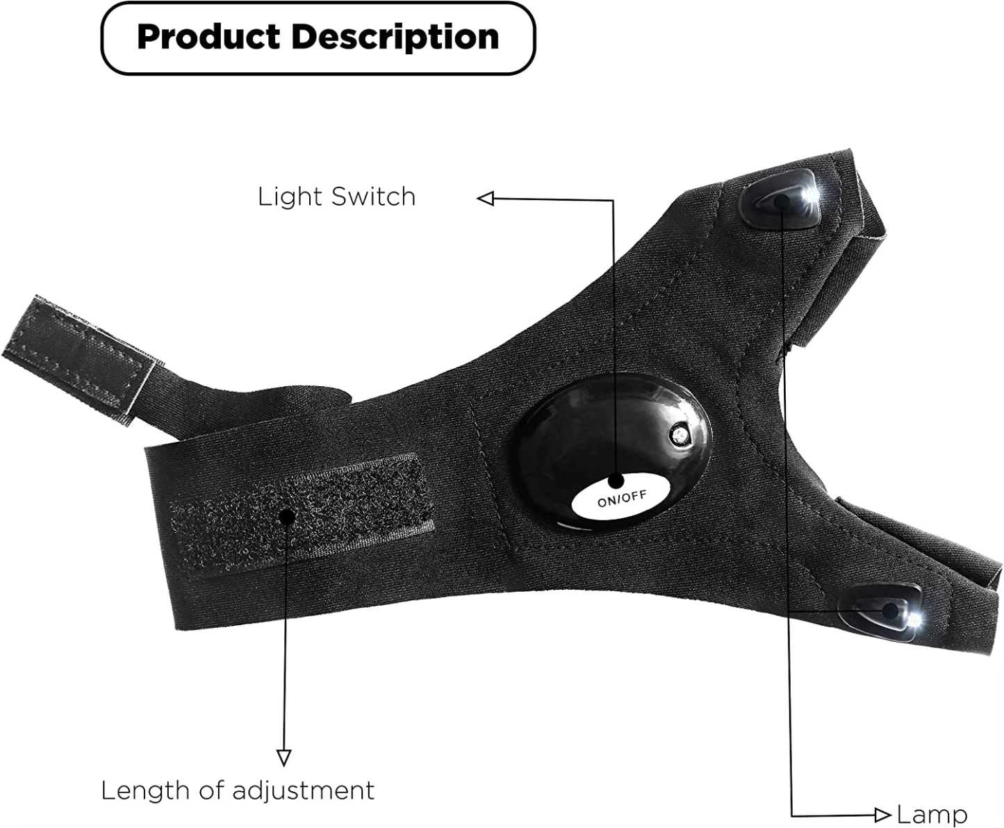 LED Flashlight Gloves Finger Light Fishing Magic Strap Hand Tools Mechanic Usb Charging Flashlight Led Waterproof Lights for Gadget Lovers