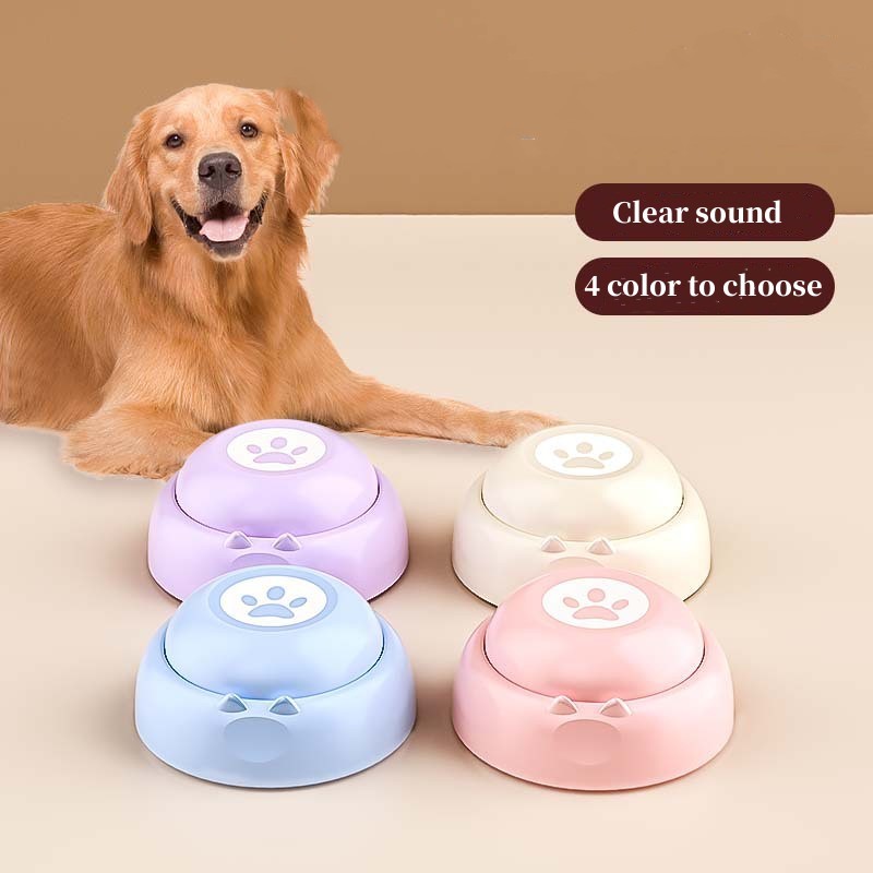 Dog Communication Buttons 30-Second Voice Recording Buzzer for Pet Training & Talking Games Gift for Pet Lovers