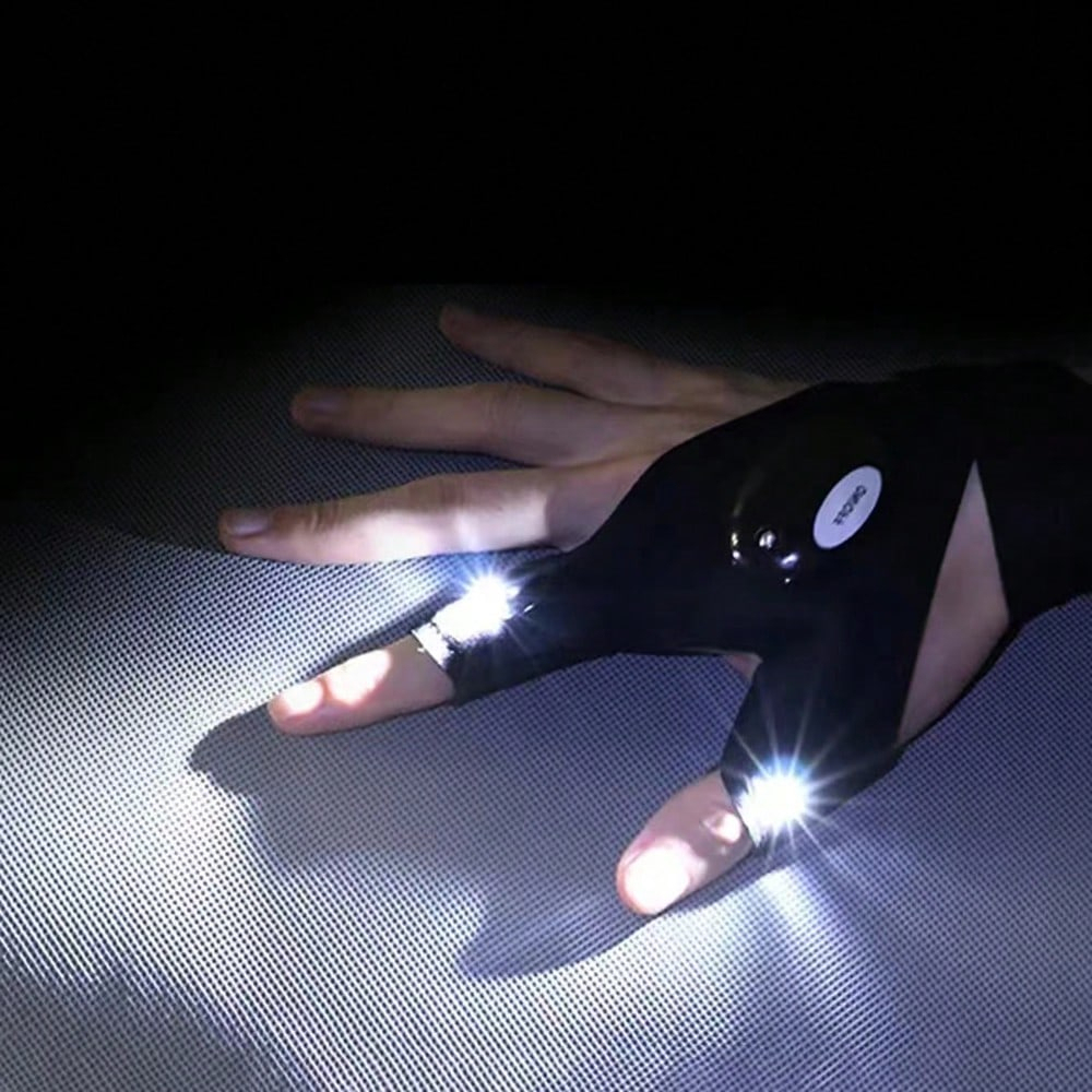 LED Flashlight Gloves Finger Light Fishing Magic Strap Hand Tools Mechanic Usb Charging Flashlight Led Waterproof Lights for Gadget Lovers