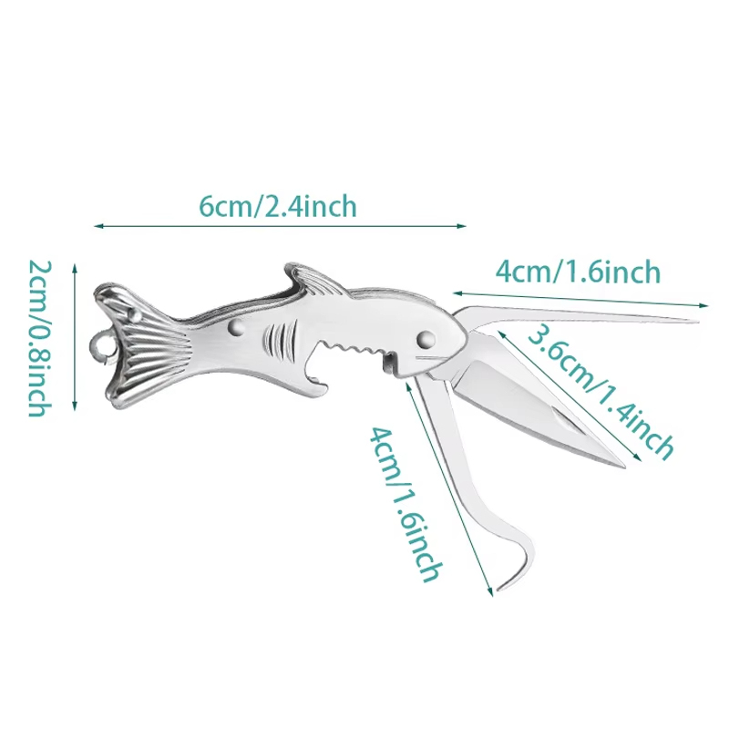 High-Quality Stainless Steel Folding Toothpick – Portable Toothpick Tool with Bottle Opener, Reusable & Pocket-Friendly for Daily Use or Travel