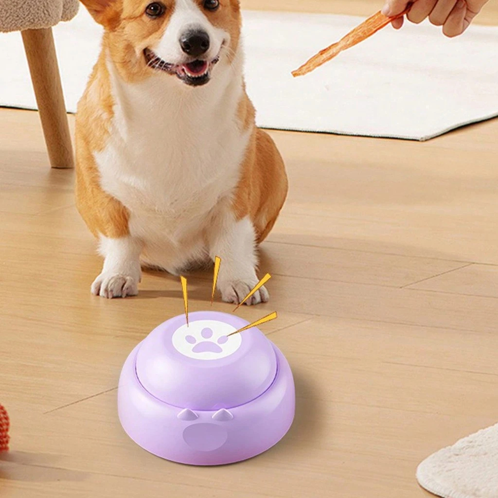 Dog Communication Buttons 30-Second Voice Recording Buzzer for Pet Training & Talking Games Gift for Pet Lovers