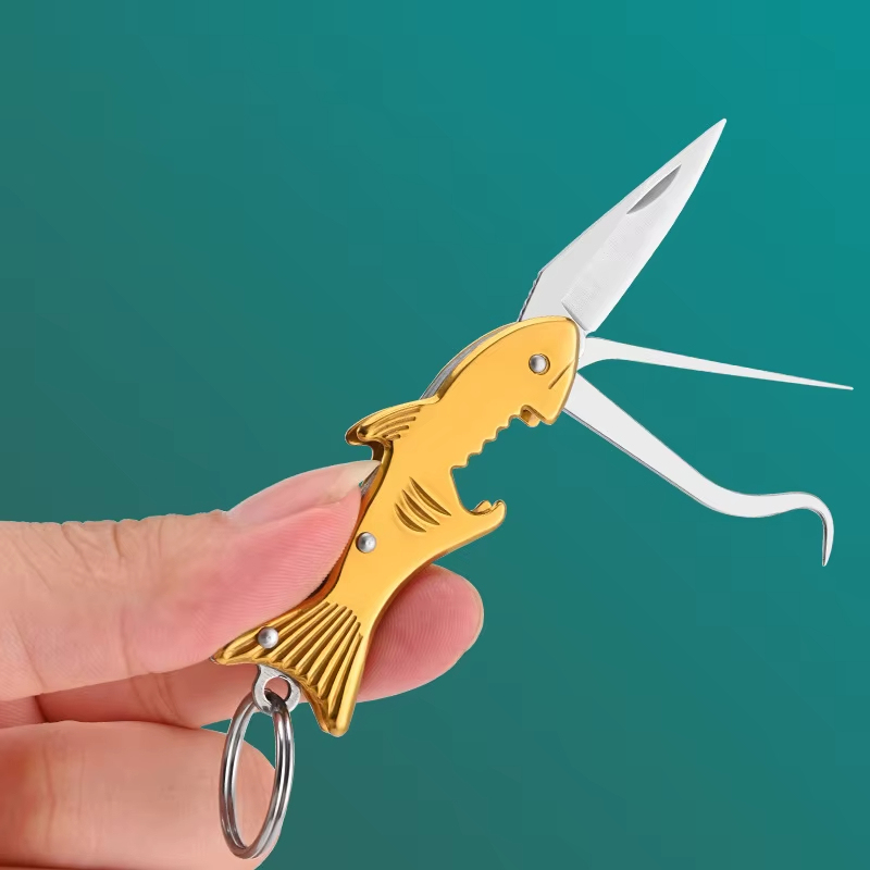 High-Quality Stainless Steel Folding Toothpick – Portable Toothpick Tool with Bottle Opener, Reusable & Pocket-Friendly for Daily Use or Travel