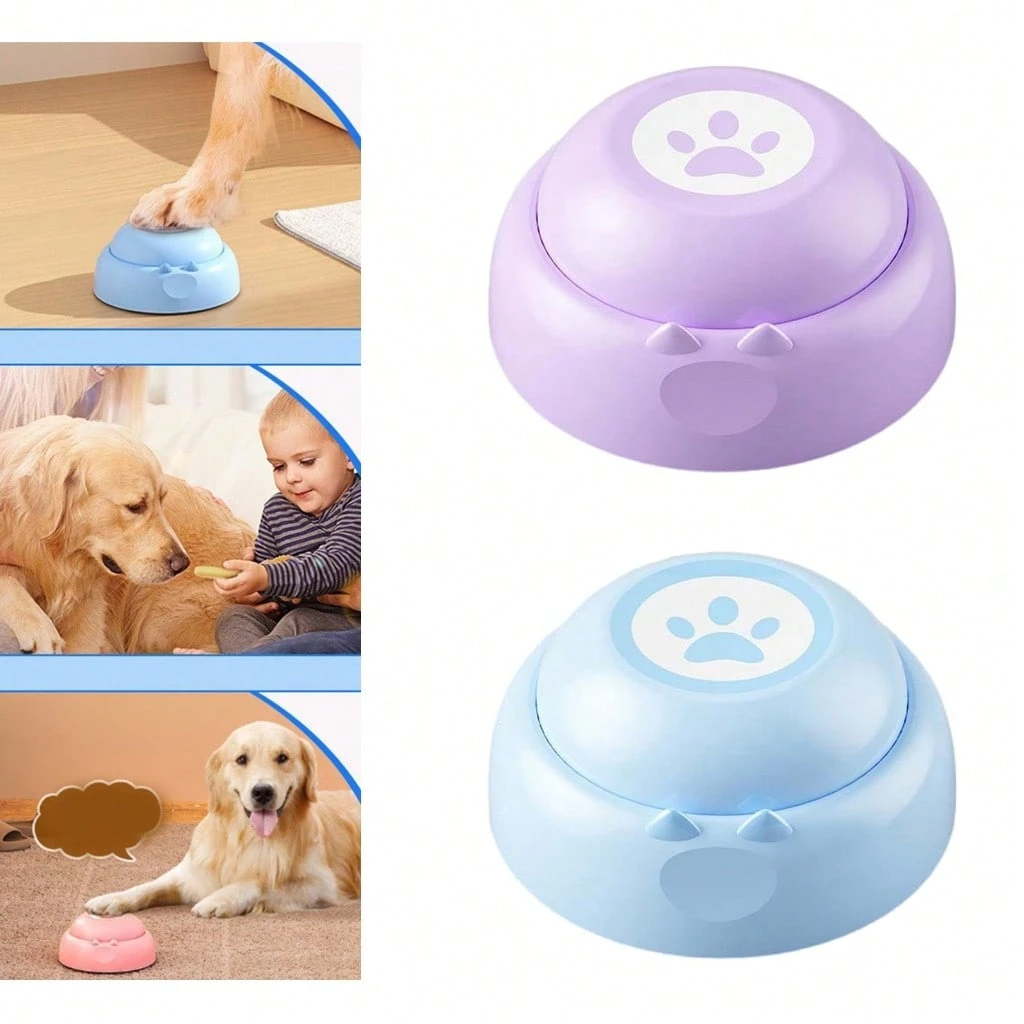 Dog Communication Buttons 30-Second Voice Recording Buzzer for Pet Training & Talking Games Gift for Pet Lovers