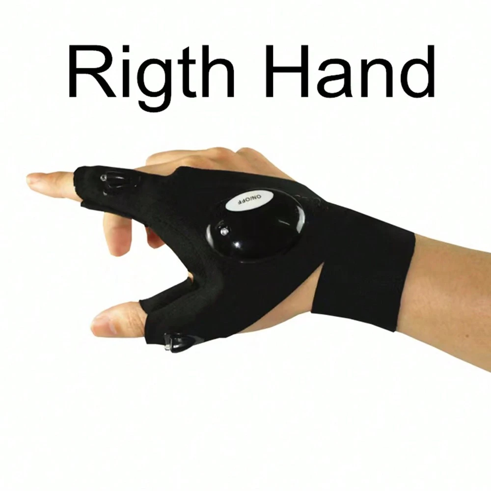 LED Flashlight Gloves Finger Light Fishing Magic Strap Hand Tools Mechanic Usb Charging Flashlight Led Waterproof Lights for Gadget Lovers