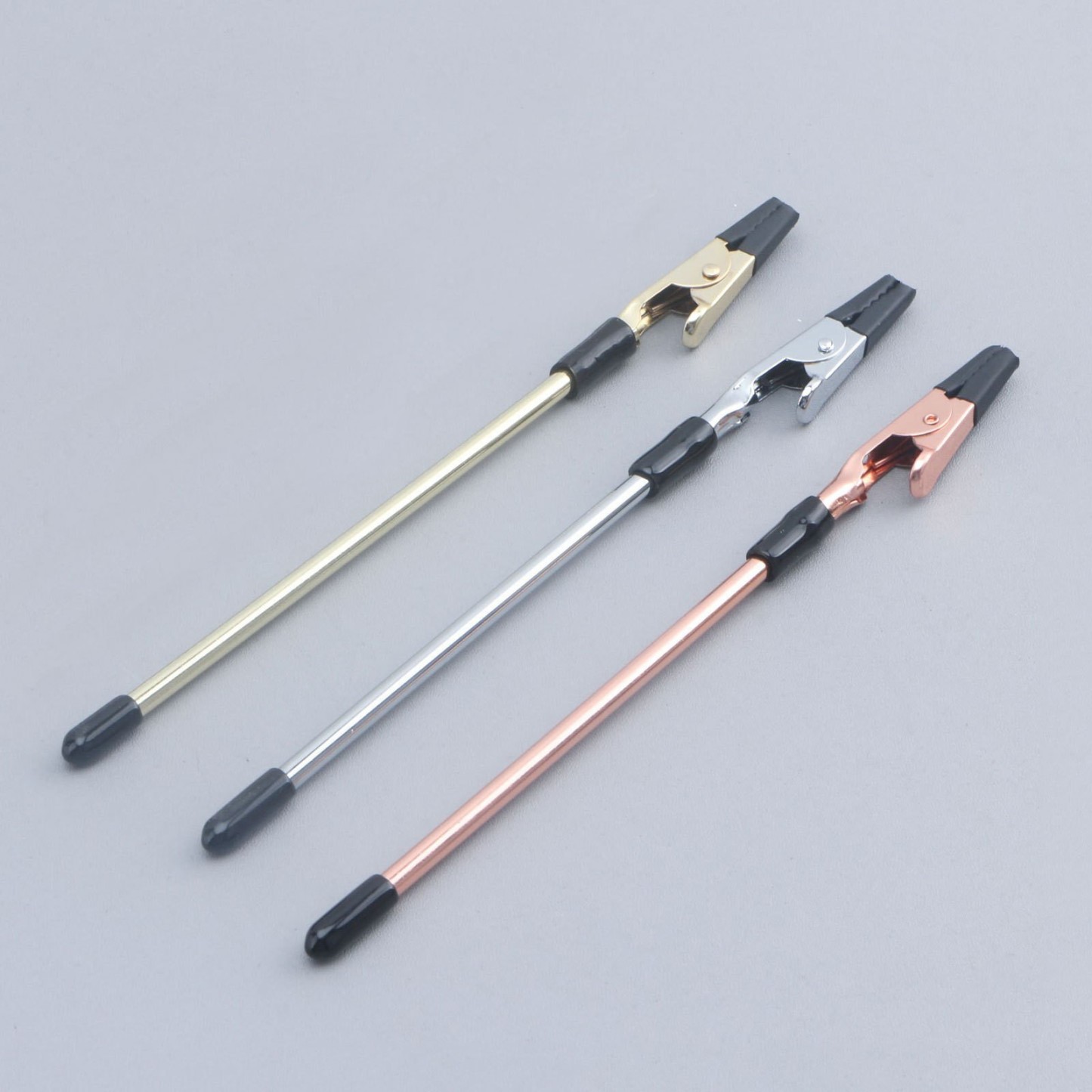 3 PCS Bracelet Helper Tool - Fastening Helper for Watch, Necklace & Zipper Clasps - Gold, Silver & Rose Gold Metal Jewelry Clasp Hooking Ties