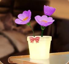 Automatic Blooming Night Light – Rechargeable Romantic Gift for Her, New Bedroom Bedside Decorative Ambient Lamp