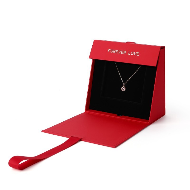 FOREVER LOVE Necklace Box(6.29"*6.29"3.85") - 3DCrystalGifts