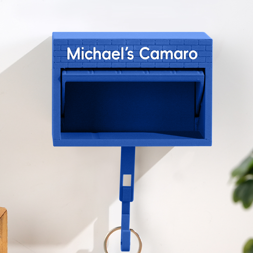 Mini Garage Key Holder for 1:64 Scale Cars Wall Mount Display Gift for Car Lovers Father's Day Gift