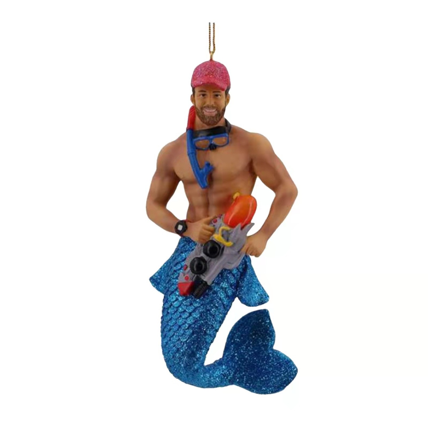 Male Mermaid Diving Style Pendant Hanging Decoration