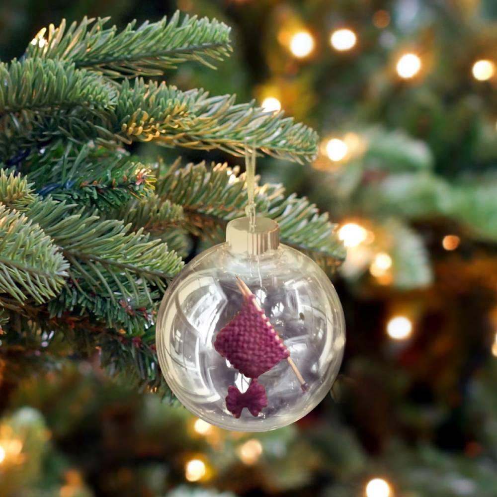 Knitting Christmas Ornament Handmade Christmas Tree Decorations Cute Christmas Decor Gifts - mycustomtirecover