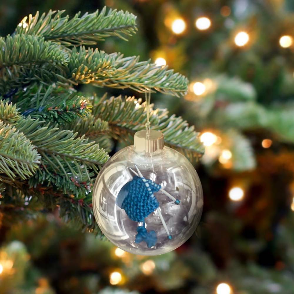 Knitting Christmas Ornament Handmade Christmas Tree Decorations Cute Christmas Decor Gifts - mycustomtirecover