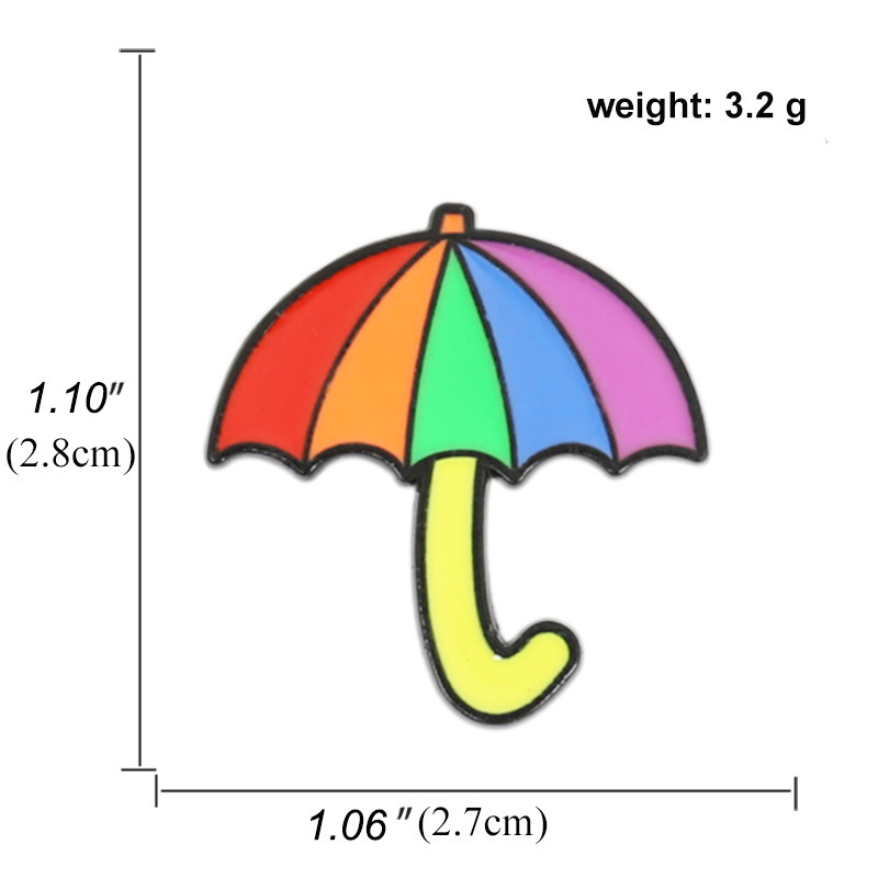 Colorful LGBTQ+ Rainbow Brooches 5PCS –Classic Rainbow, Cute Snail, Heart, Bow, Elephant & More | Pride Pins for Gay Community