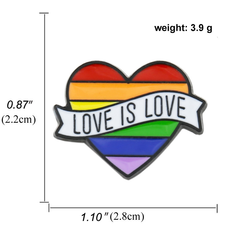 Colorful LGBTQ+ Rainbow Brooches 5PCS –Classic Rainbow, Cute Snail, Heart, Bow, Elephant & More | Pride Pins for Gay Community