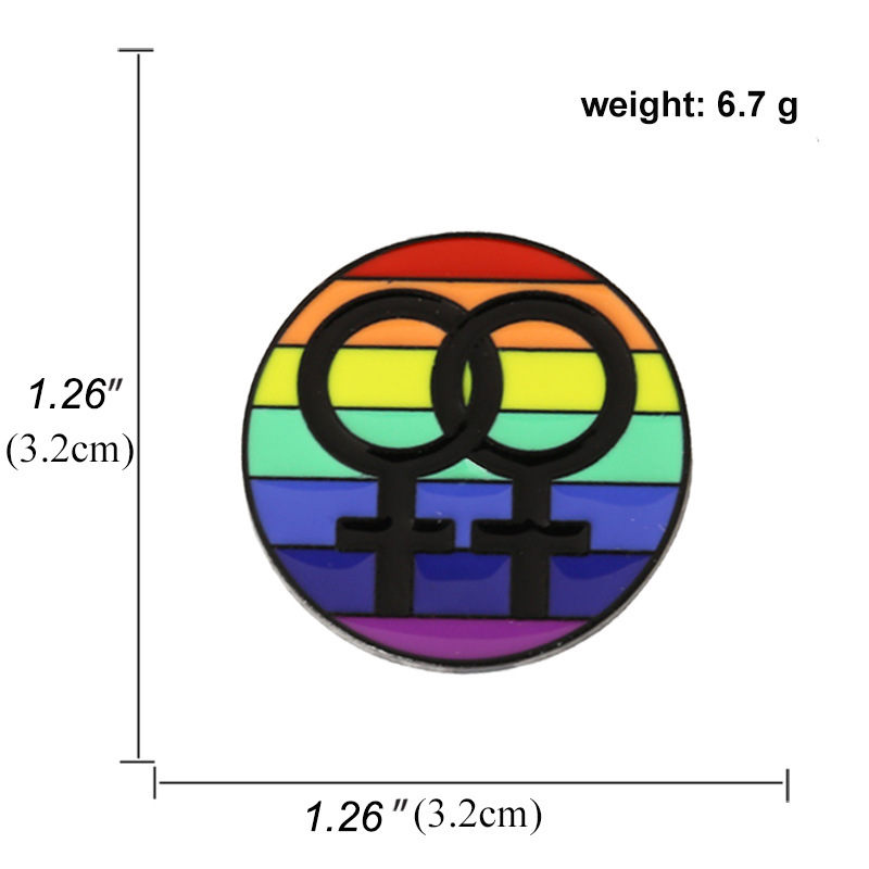 Colorful LGBTQ+ Rainbow Brooches 5PCS –Classic Rainbow, Cute Snail, Heart, Bow, Elephant & More | Pride Pins for Gay Community
