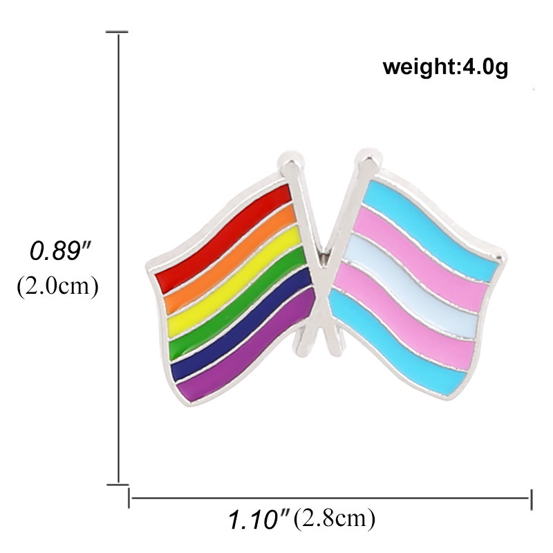 Colorful LGBTQ+ Rainbow Brooches 5PCS –Classic Rainbow, Cute Snail, Heart, Bow, Elephant & More | Pride Pins for Gay Community