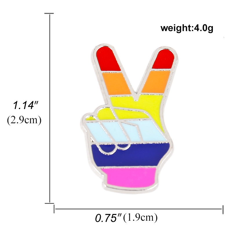 Colorful LGBTQ+ Rainbow Brooches 5PCS –Classic Rainbow, Cute Snail, Heart, Bow, Elephant & More | Pride Pins for Gay Community