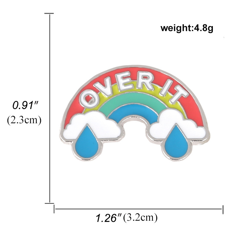 Colorful LGBTQ+ Rainbow Brooches 5PCS –Classic Rainbow, Cute Snail, Heart, Bow, Elephant & More | Pride Pins for Gay Community