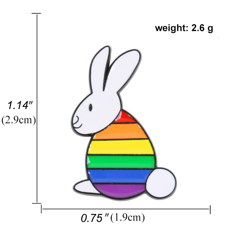 Colorful LGBTQ+ Rainbow Brooches 5PCS –Classic Rainbow, Cute Snail, Heart, Bow, Elephant & More | Pride Pins for Gay Community