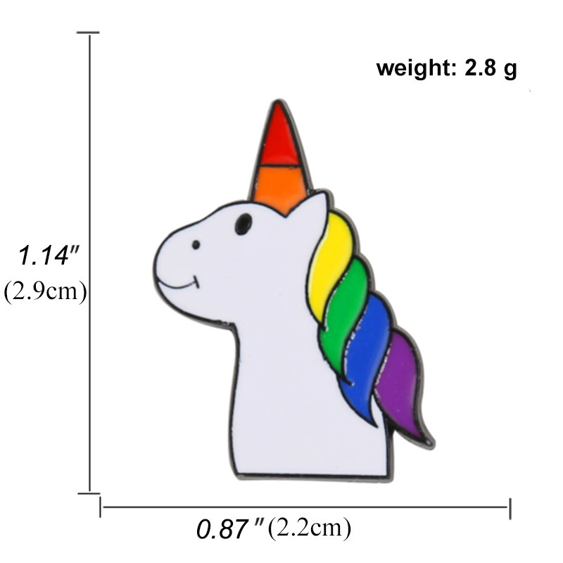 Colorful LGBTQ+ Rainbow Brooches 5PCS –Classic Rainbow, Cute Snail, Heart, Bow, Elephant & More | Pride Pins for Gay Community