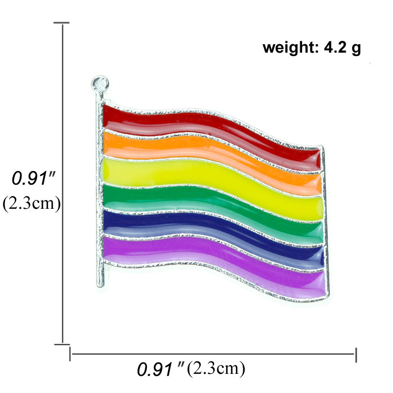 Colorful LGBTQ+ Rainbow Brooches 5PCS –Classic Rainbow, Cute Snail, Heart, Bow, Elephant & More | Pride Pins for Gay Community