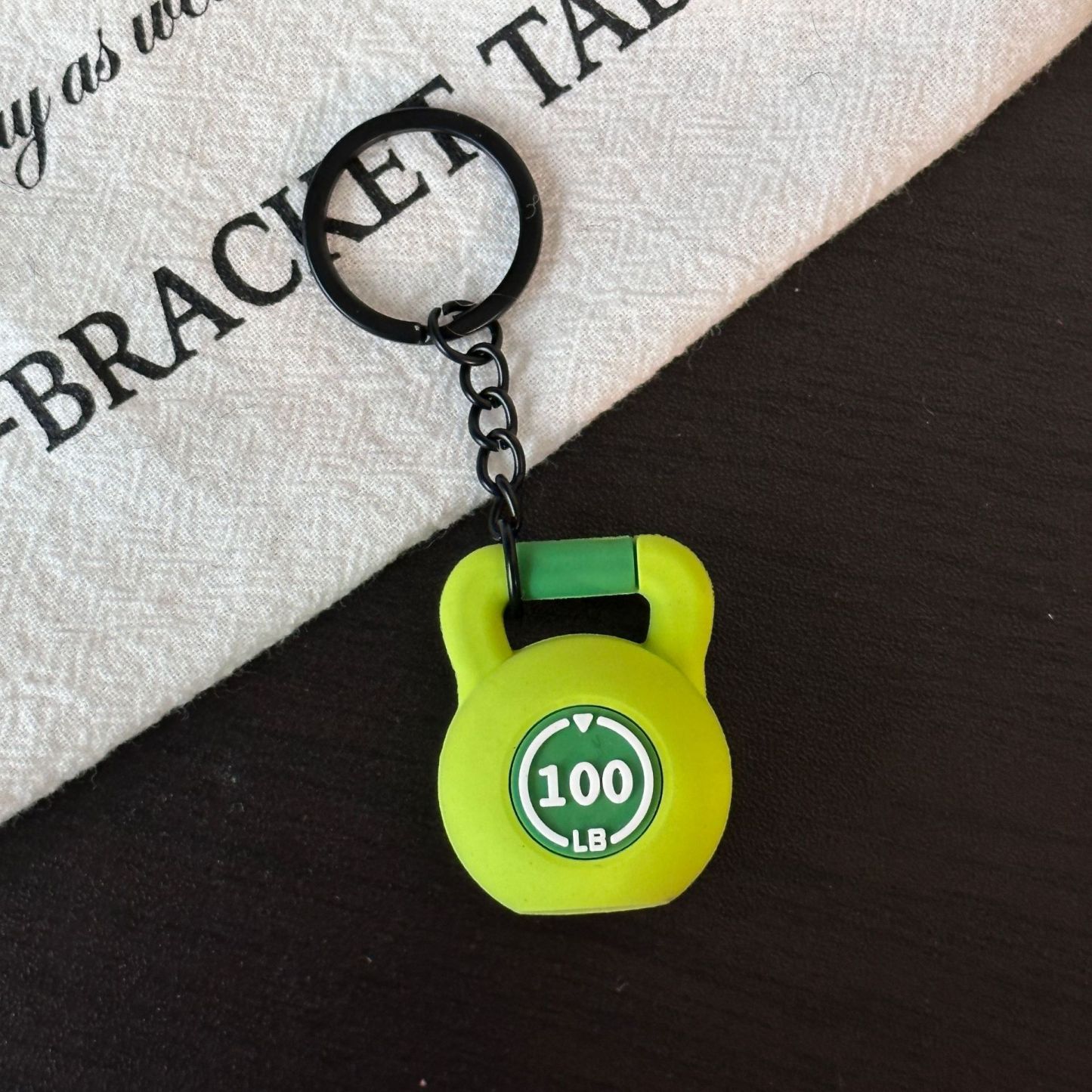 Bell Kettle Keychain Fitness Keychain Accessories Equipment Pendant Metal Mini Keychain
