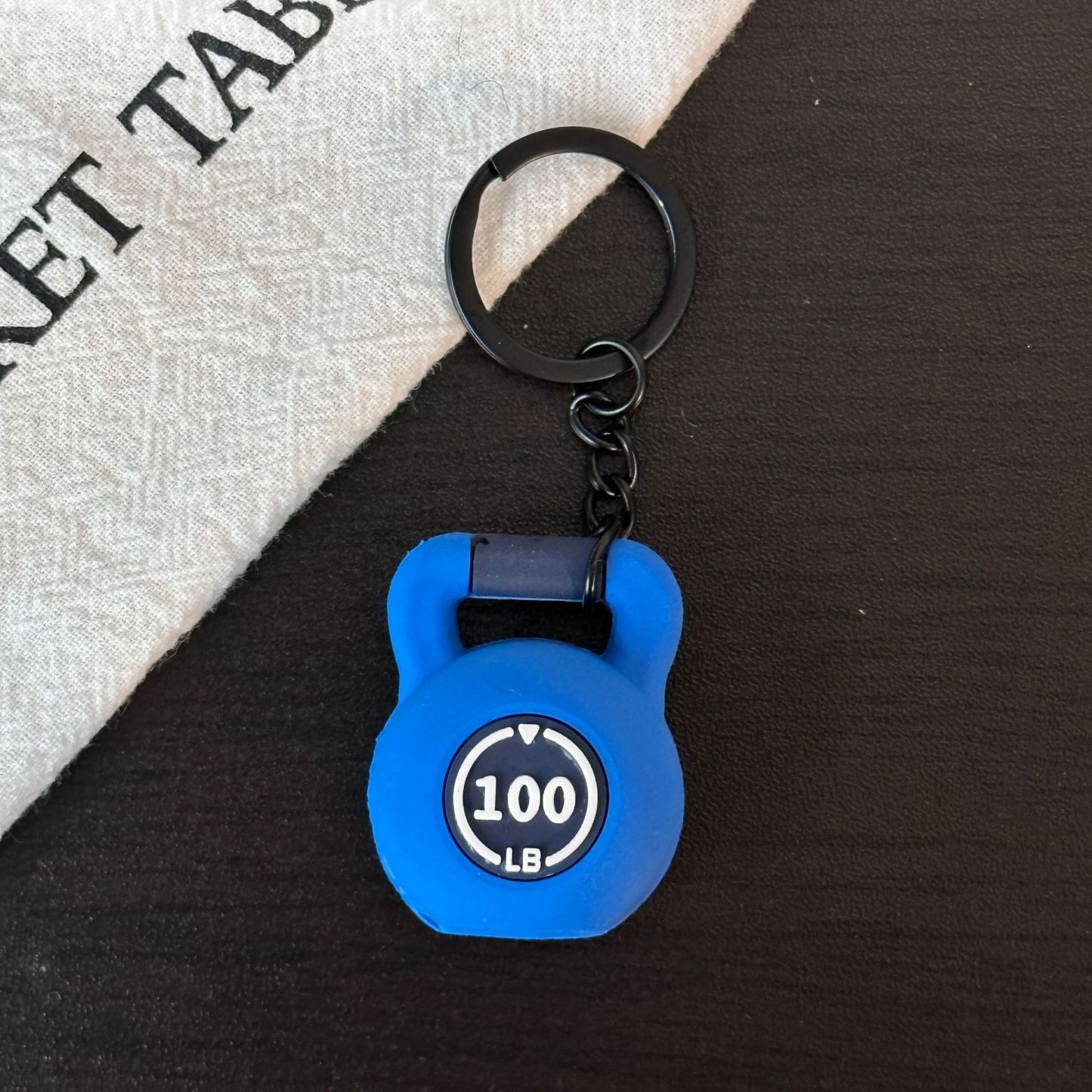 Bell Kettle Keychain Fitness Keychain Accessories Equipment Pendant Metal Mini Keychain