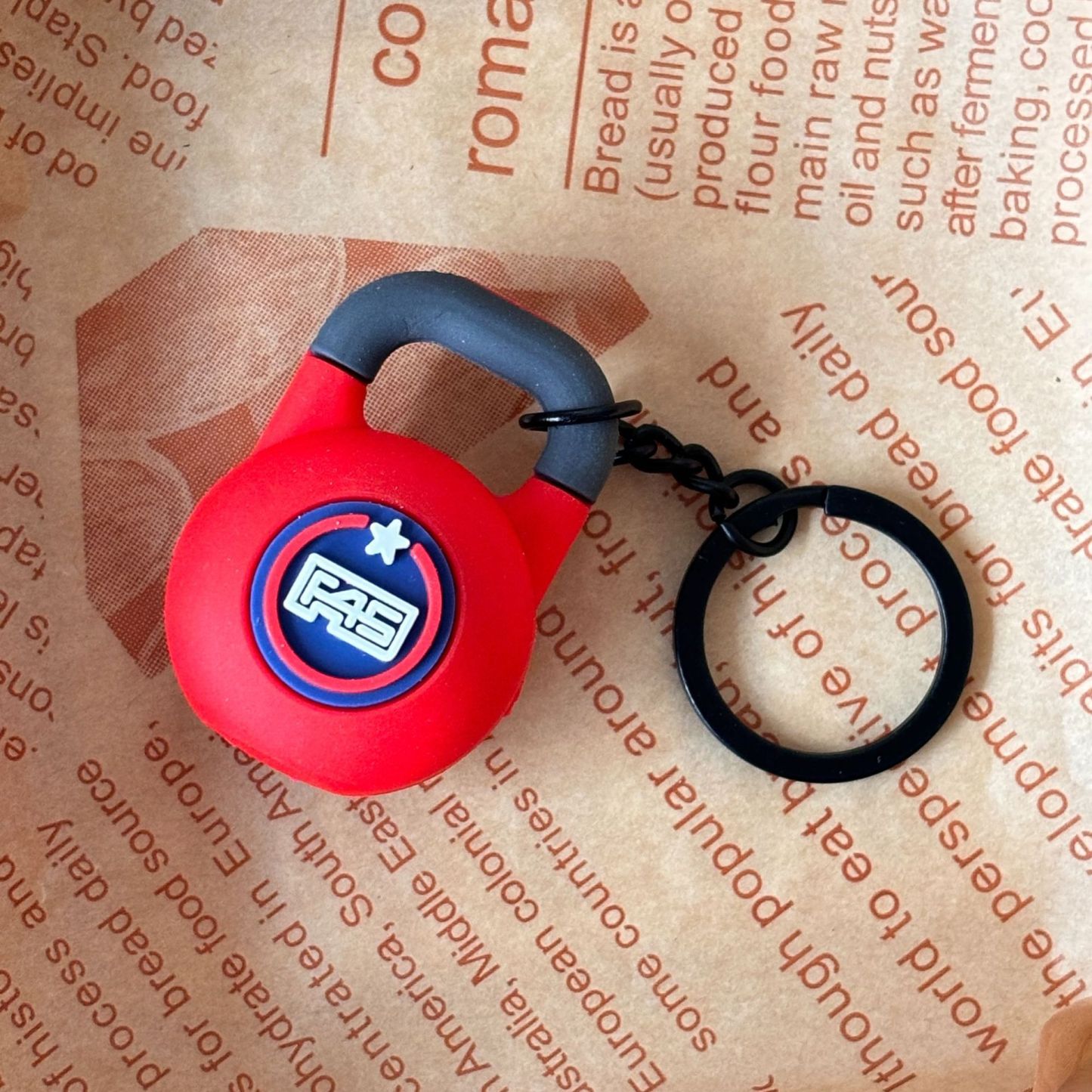 Bell Kettle Keychain Accessories Equipment Pendant Metal Mini Backpack Keychain