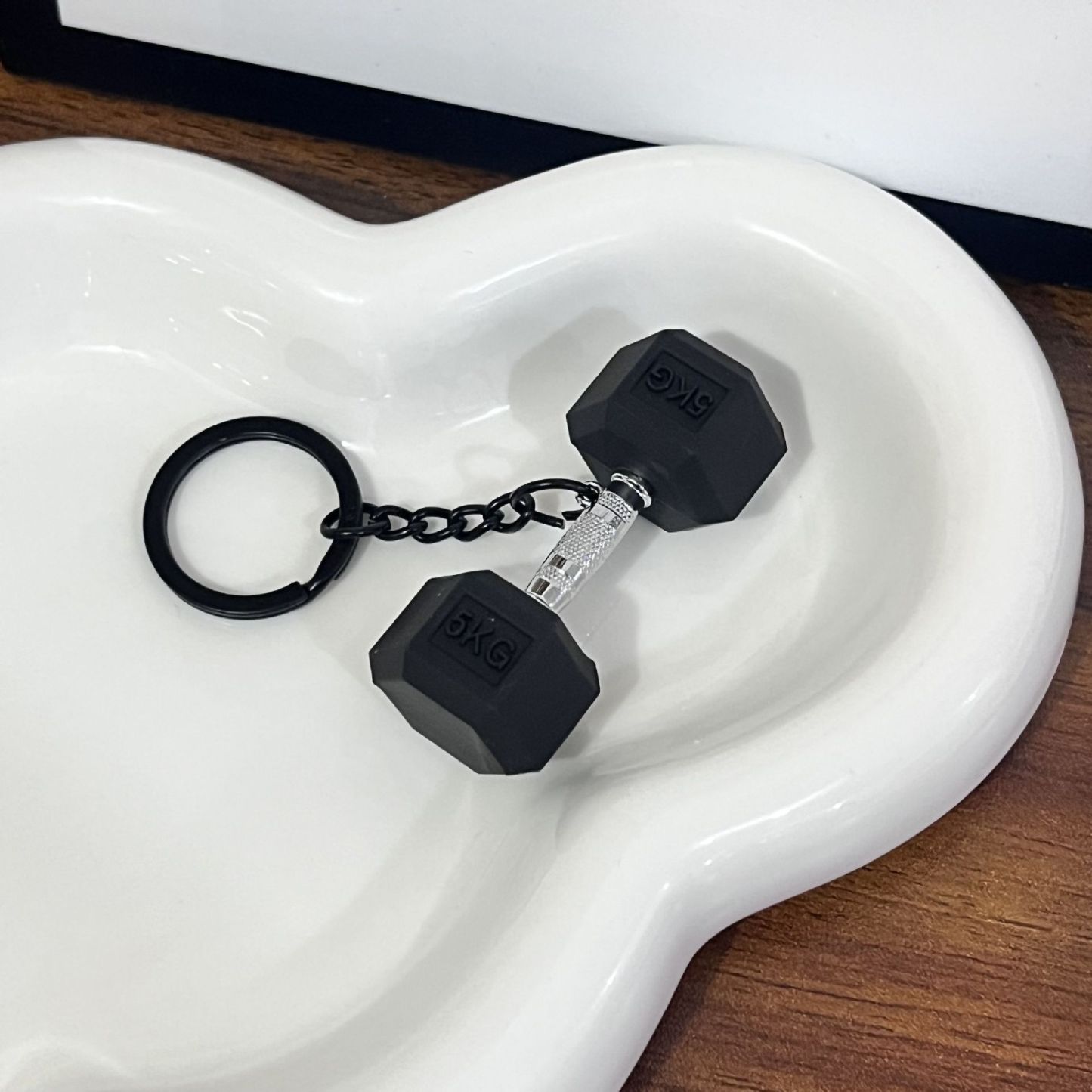 Weightlifting Dumbbells Keychain Accessories Equipment Mini Keychain