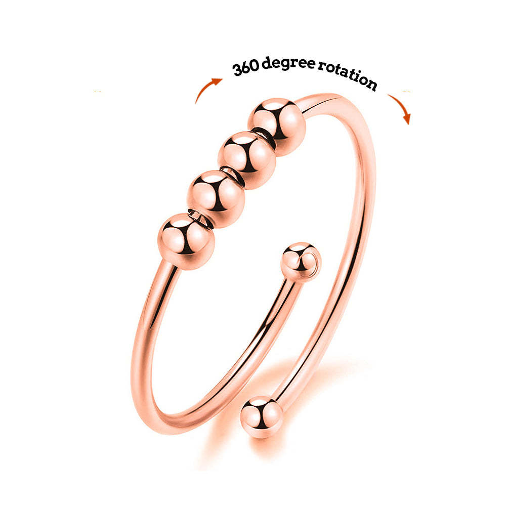 Anxiety Ring Anxiety Relief Decompression Adjustable Ring Jewelry Gift - soufeelus