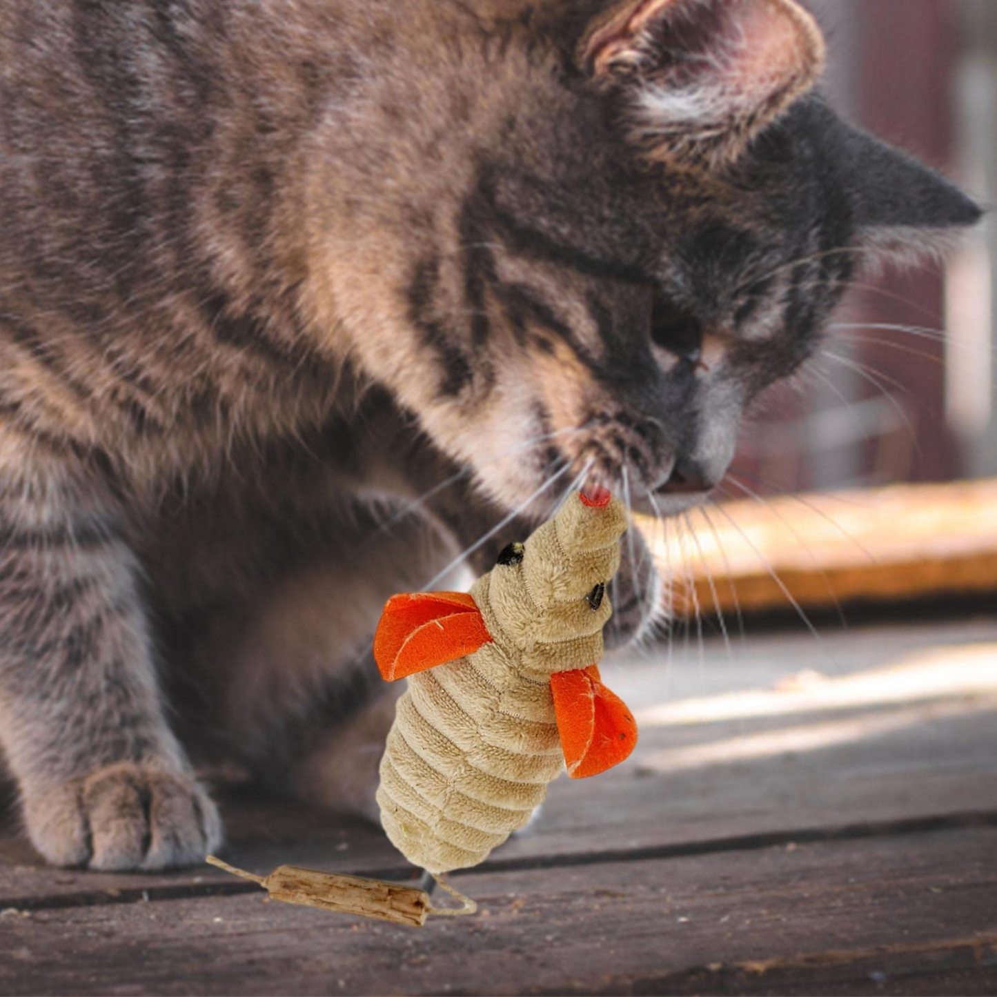 Soft Mouse Cat Chew Toy for Kittens Interactive & Portable Cat Toy for Teething and Play