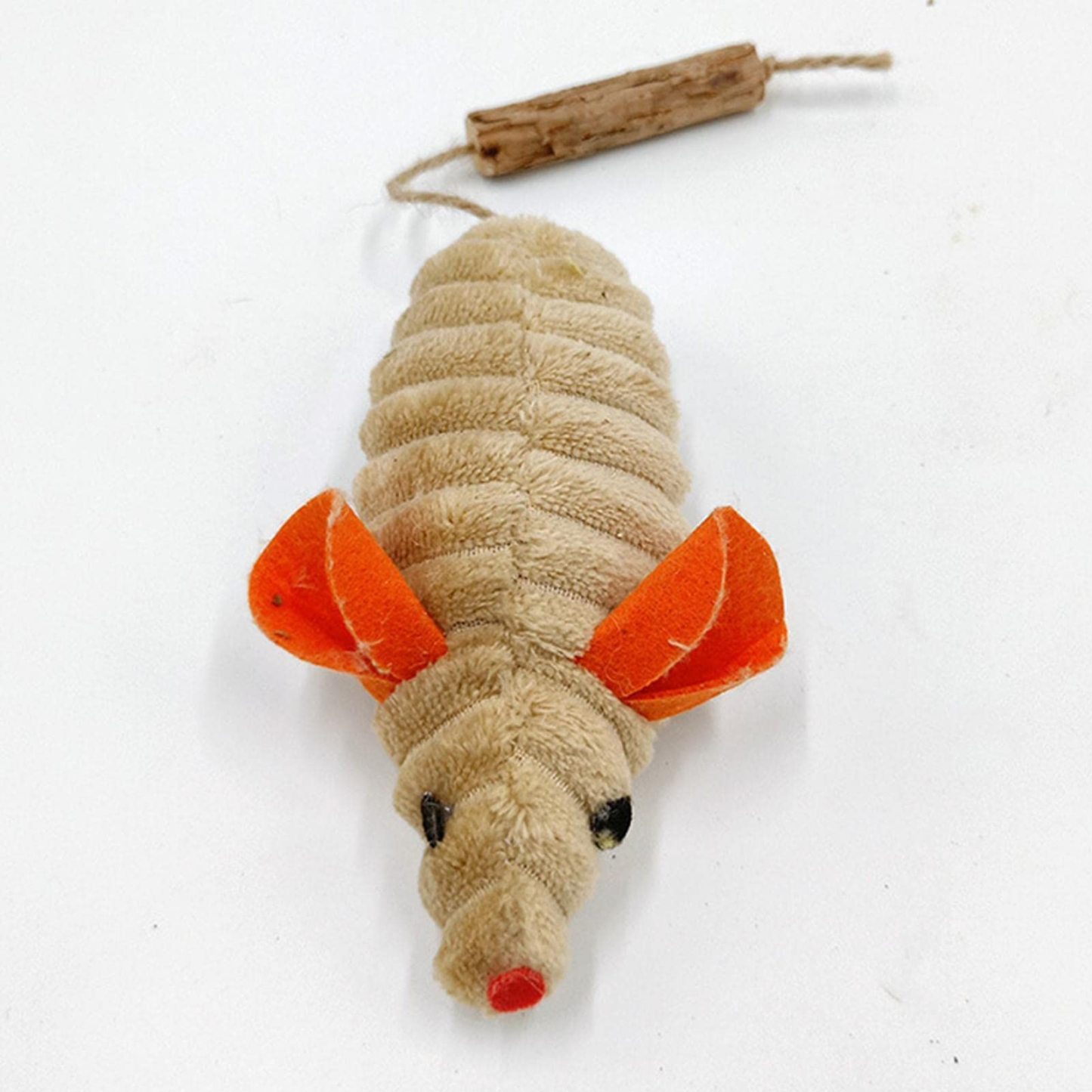 Soft Mouse Cat Chew Toy for Kittens Interactive & Portable Cat Toy for Teething and Play
