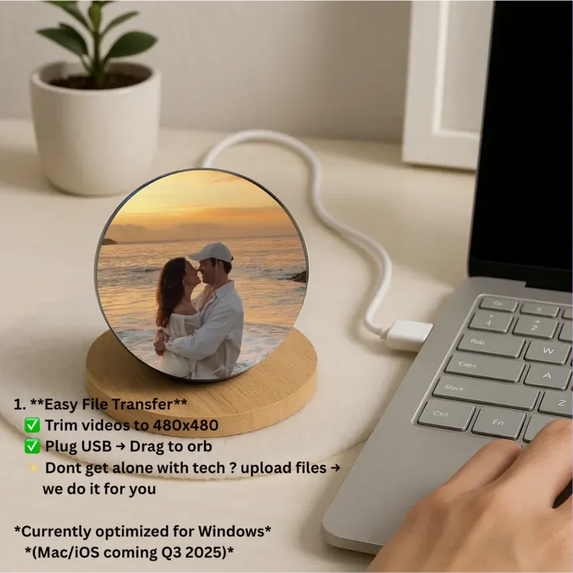 Magic Crystal Ball - Hold Breathable Memories in Your Hand - GiftlabUS