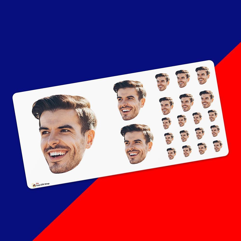 Birthday Gifts for Her Custom Face Stickers Sheet
