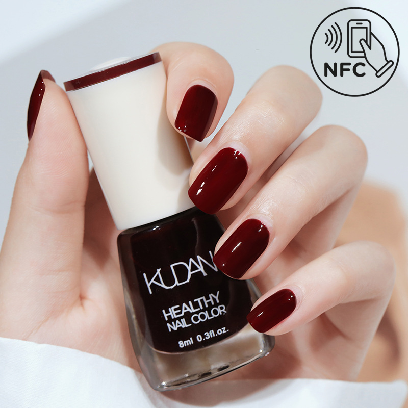 NFC Smart Nail Polish 20 Colors + Music-Linked Nail Stickers Tap to Play, Scan to Express