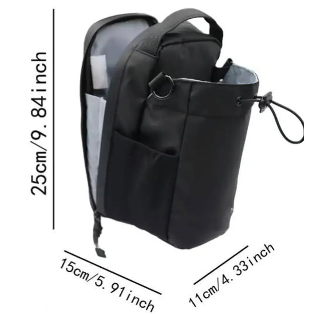 Magnetic Gym Water Bottle Holder Portable Large-Capacity Storage Bag for Bottle & Gear, Strong Magnet, Fitness Accessories Organizer