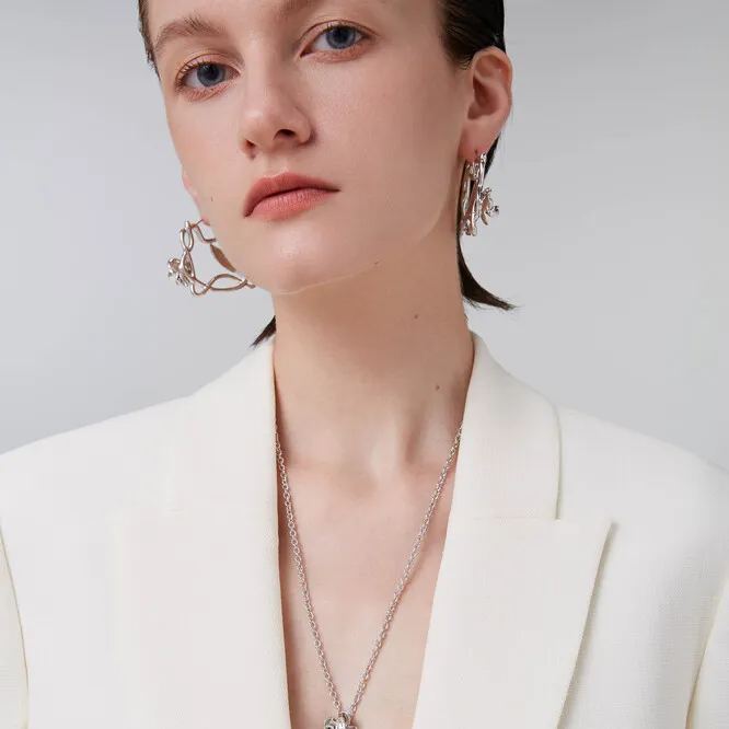 Camellia Collection Branches And Leaves Earrings