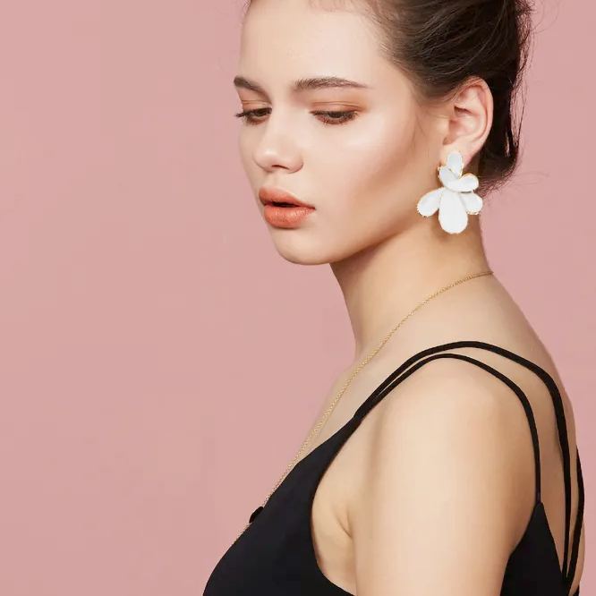 Petals Collection Big Petals Studs Earrings