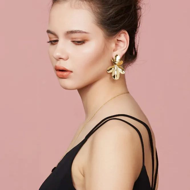 Petals Collection Big Petals Studs Earrings