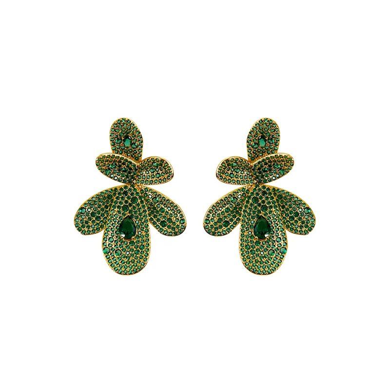 Petals Collection
Large Petal Earrings Full Of Diamonds