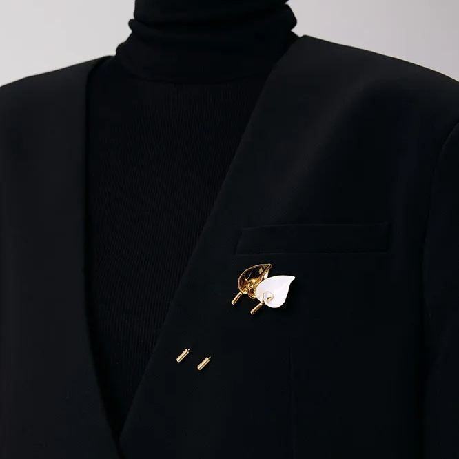 Calla Lily Collection Single Flower Brooch